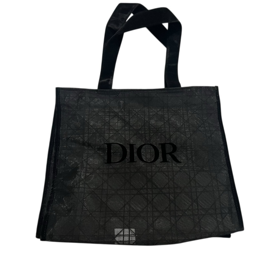 NEW Dior Black Mesh Tote Bag Limited Edition Rare - Picture 6 of 8